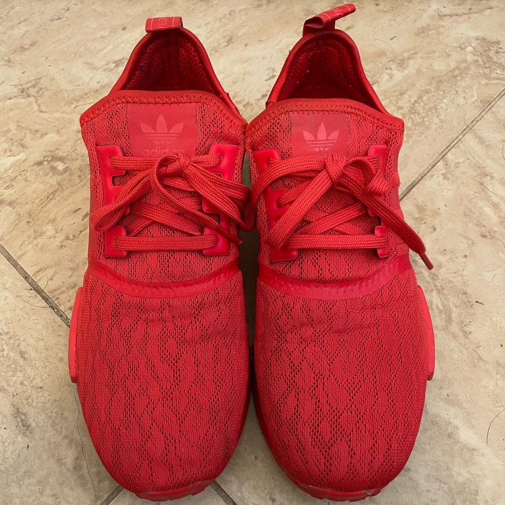 Bright Red Adidas - Picture 2 of 5